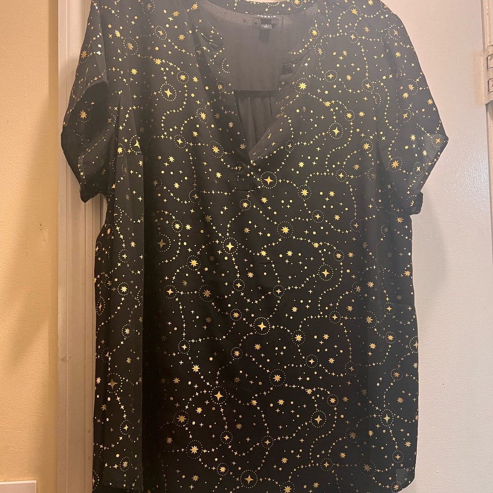 Black Starry Women's Top Torrid 2